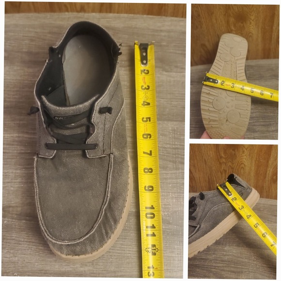 Skechers Melson Volgo Slip On Canvas Sneakers Men's Size 14 Black - Picture 11 of 11